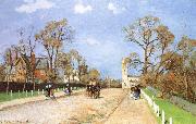 Camille Pissarro Road oil painting on canvas